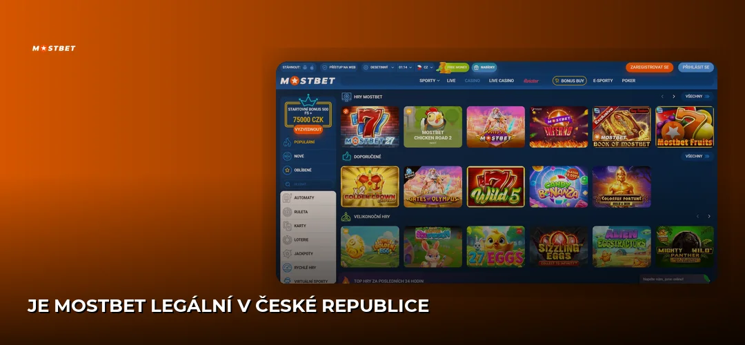 Je Mostbet legální v České republice