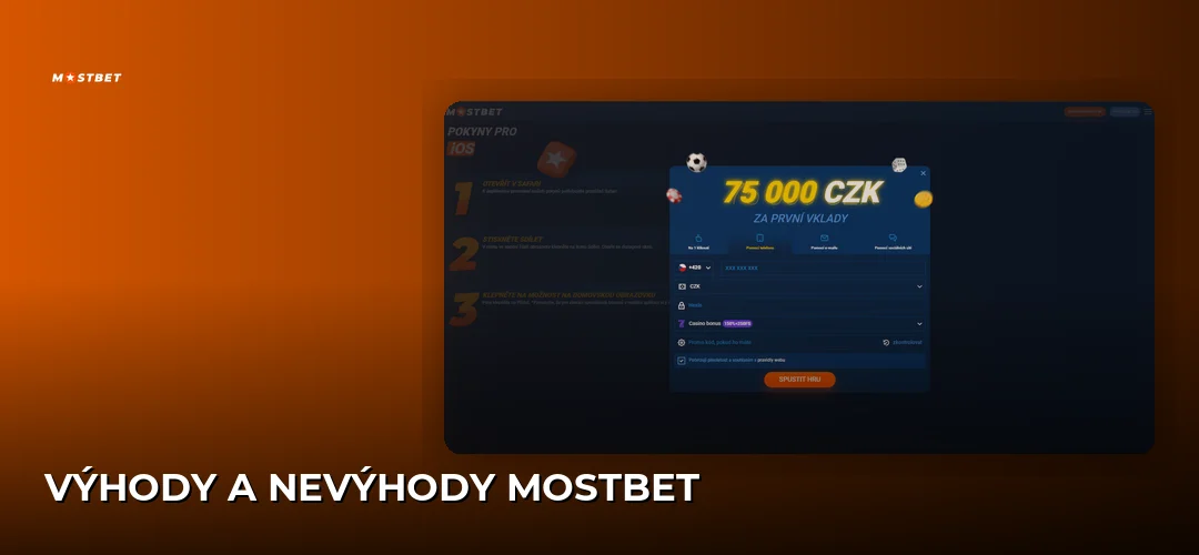 Výhody a nevýhody Mostbet