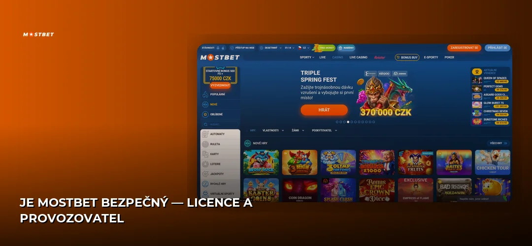 Je Mostbet bezpečný — licence a provozovatel