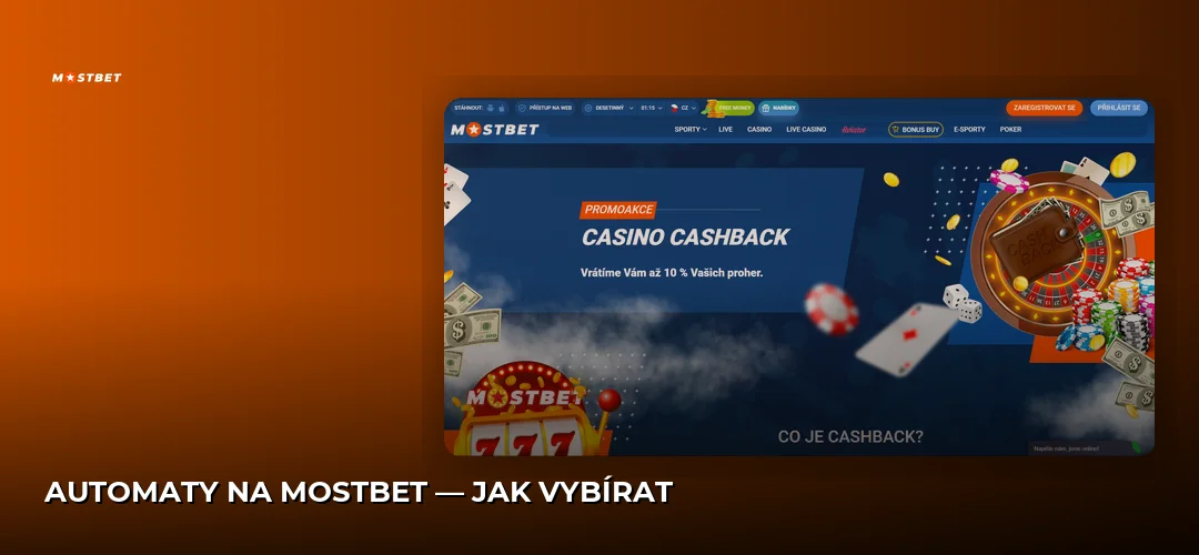 Automaty na Mostbet — jak vybírat