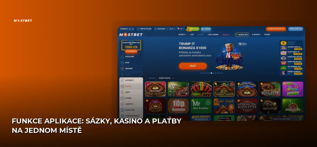 Mostbet promotional banner