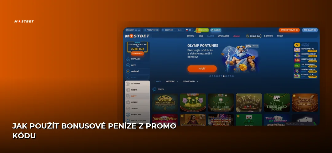 Mostbet promotional banner