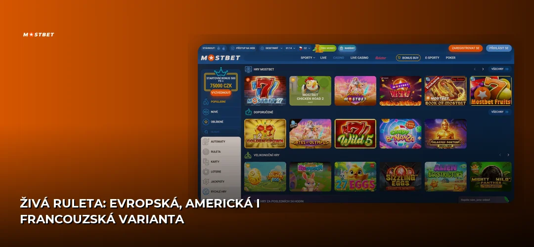 Mostbet promotional banner