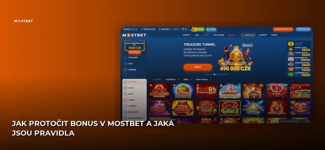 Mostbet promotional banner