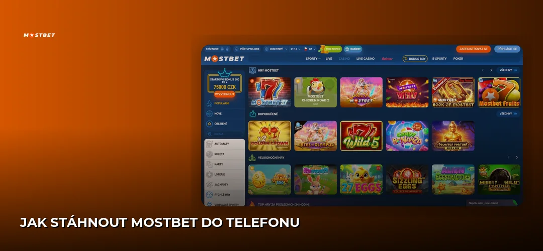 Mostbet promotional banner