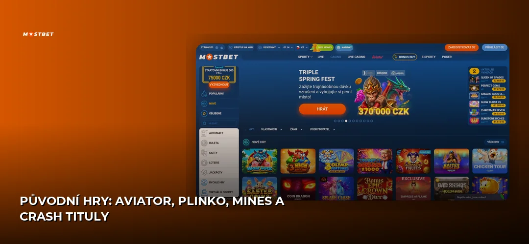 Mostbet promotional banner