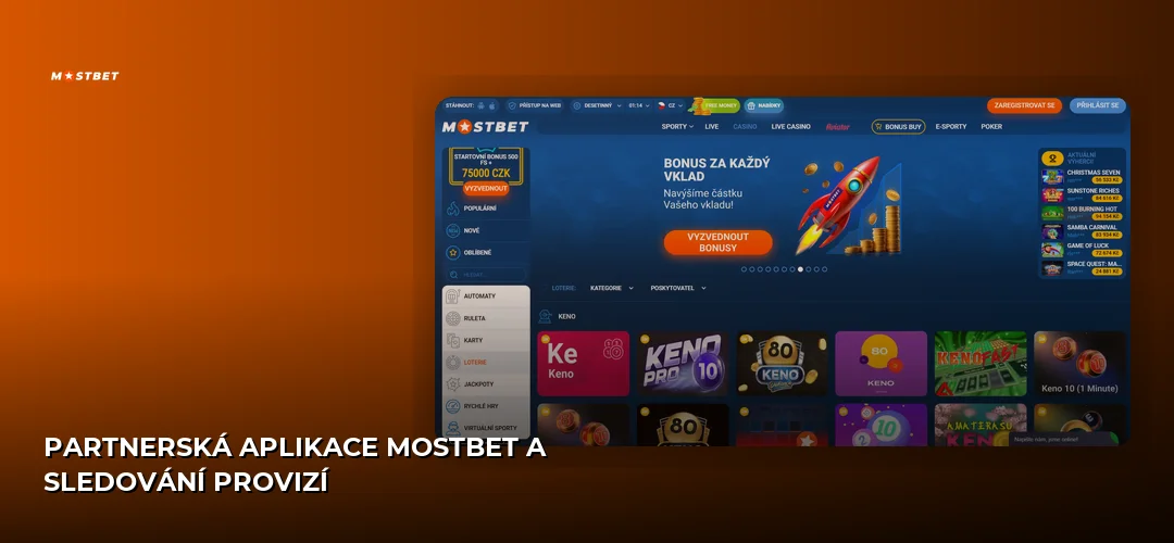 Mostbet promotional banner